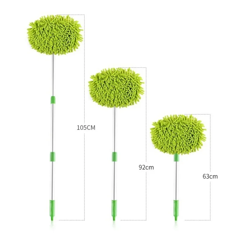 Escova de limpeza de carro detalhando alça longa super absorvente escova de lavagem de carro telescópica ajustável limpeza mop acessórios automóveis
