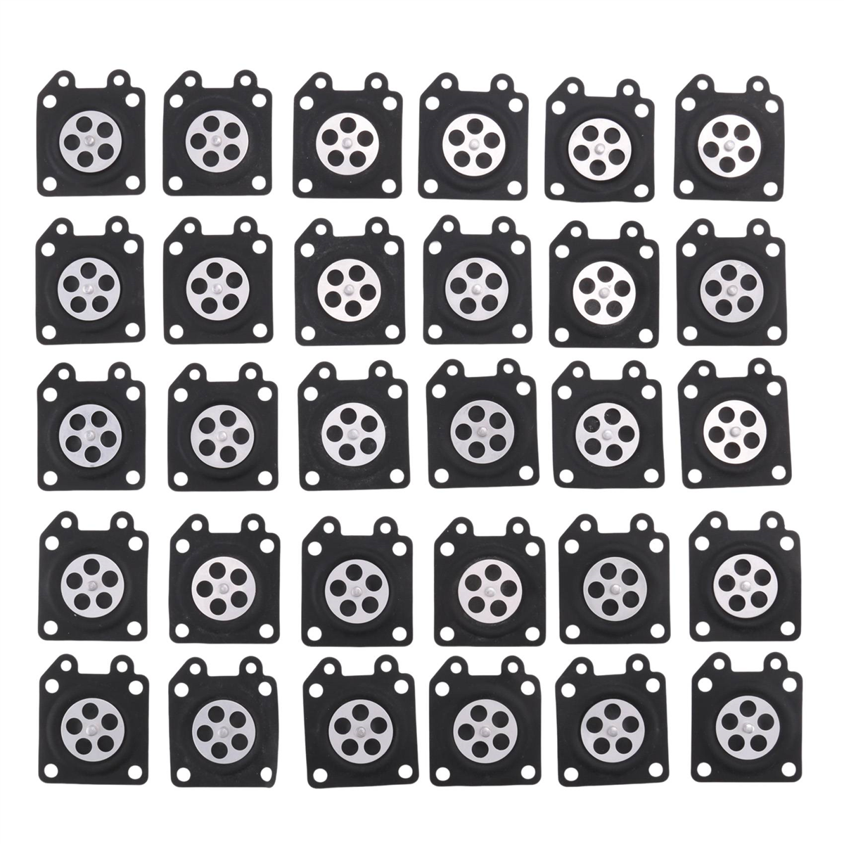 30 peças de carburador almofadas de membrana de carburador de motosserra para carburador de motosserra zama 2500/3800/4500/5200/5800 acessórios