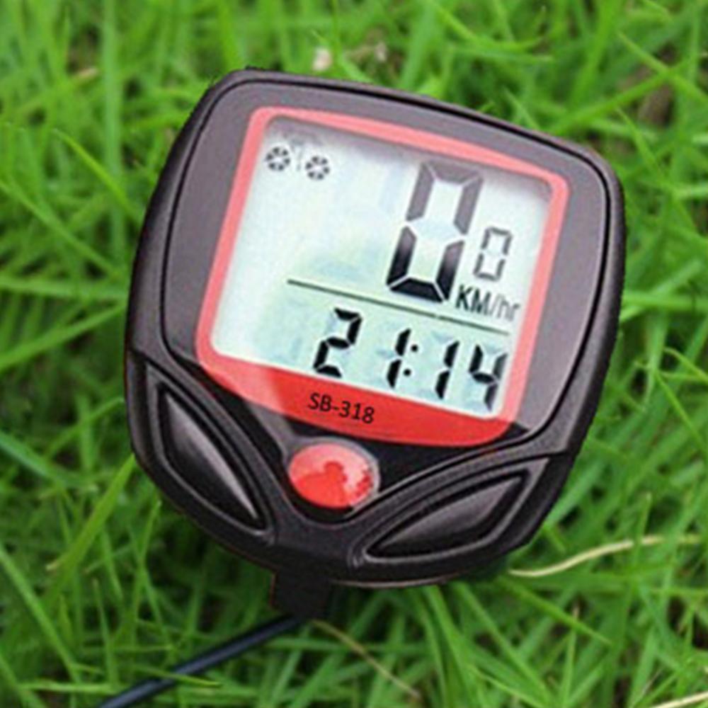 Fiets Snelheidsmeter Waterdicht Lichtgevende Lcd Mtb Mountainbike Fiets Computer Snelheidsmeter Kilometerteller Fiets Snelheidsmeter