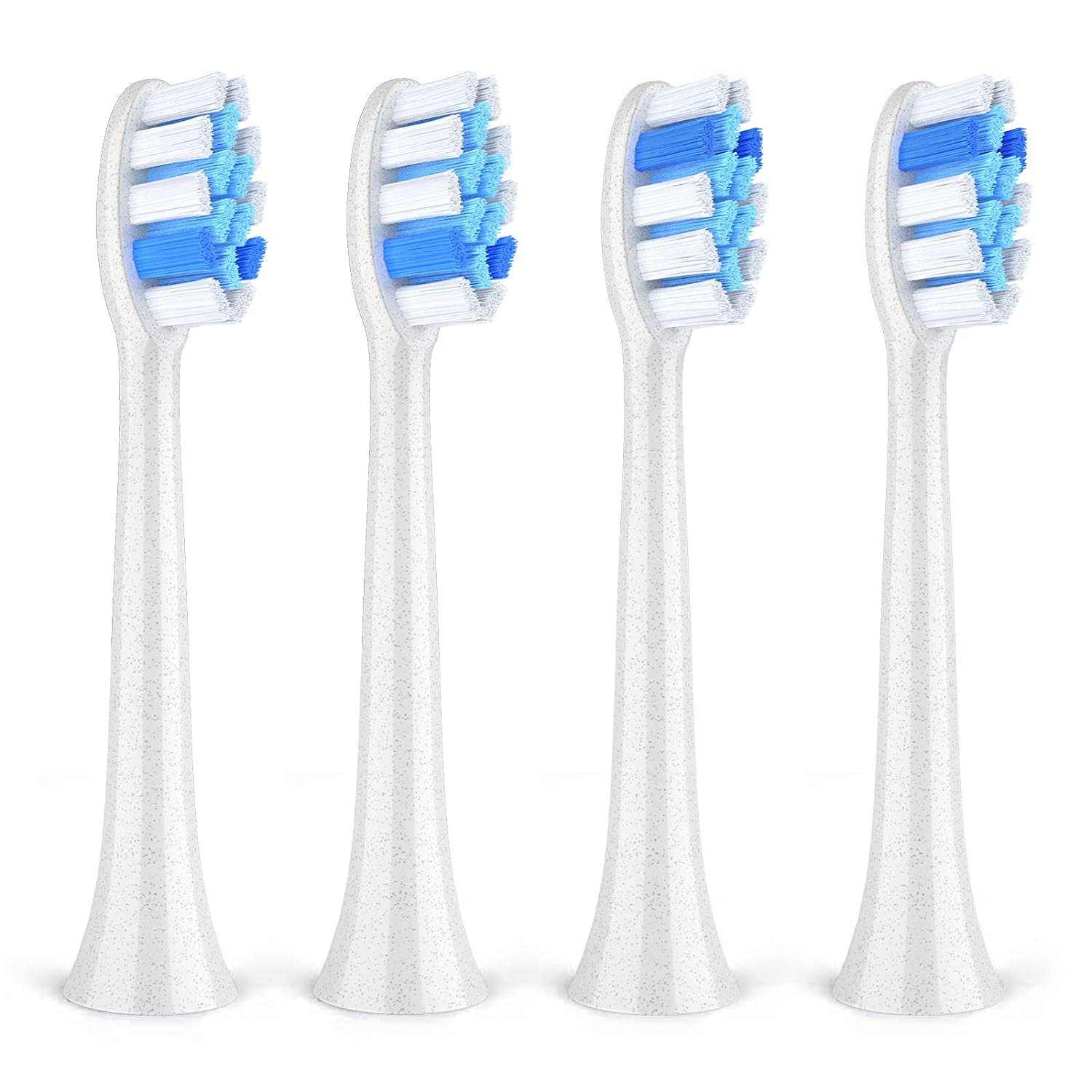 Fairywill P11 T9 Electric Toothbrush Heads 4pcs Replacement Heads: AE-PW12