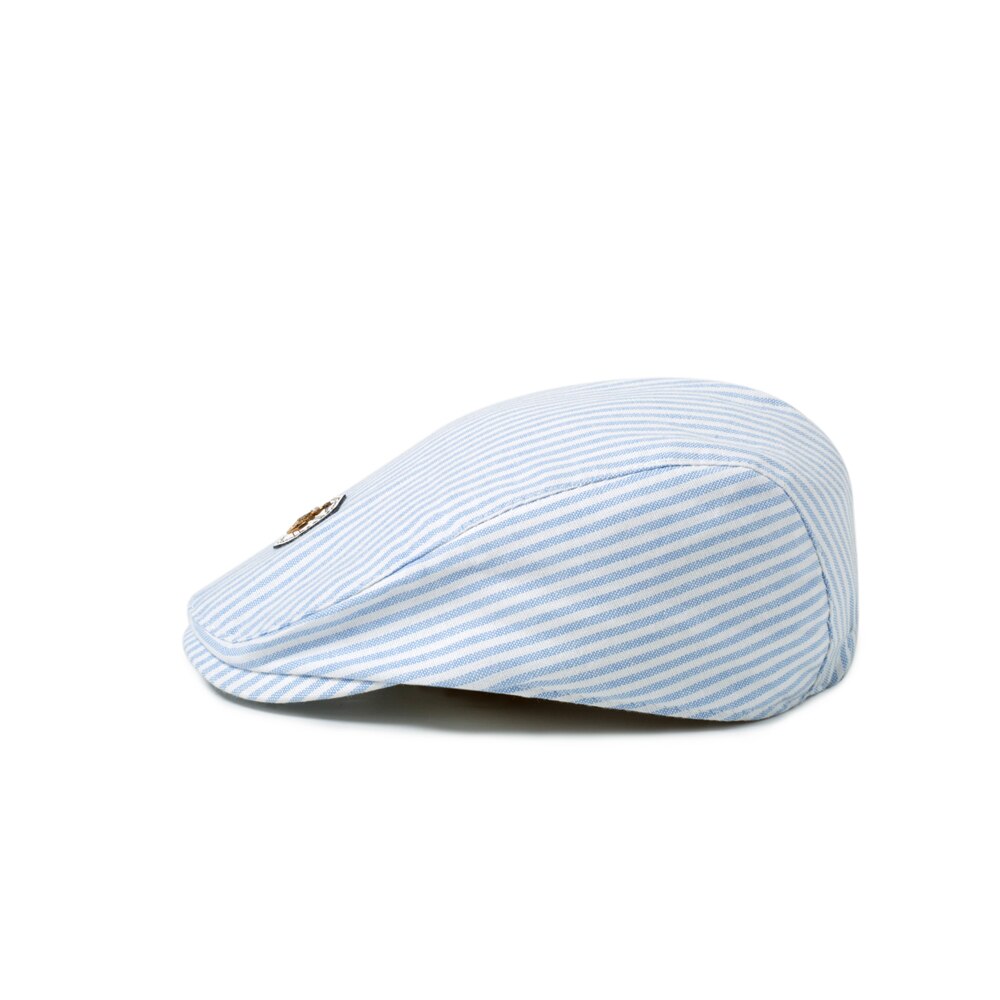 Bébé chapeaux enfant en bas âge -né casquettes réglable béret casquette pour 1 2 3 garçons plus récent Plaid lettre garçon chapeau de soleil haut en coton chapeaux mignon