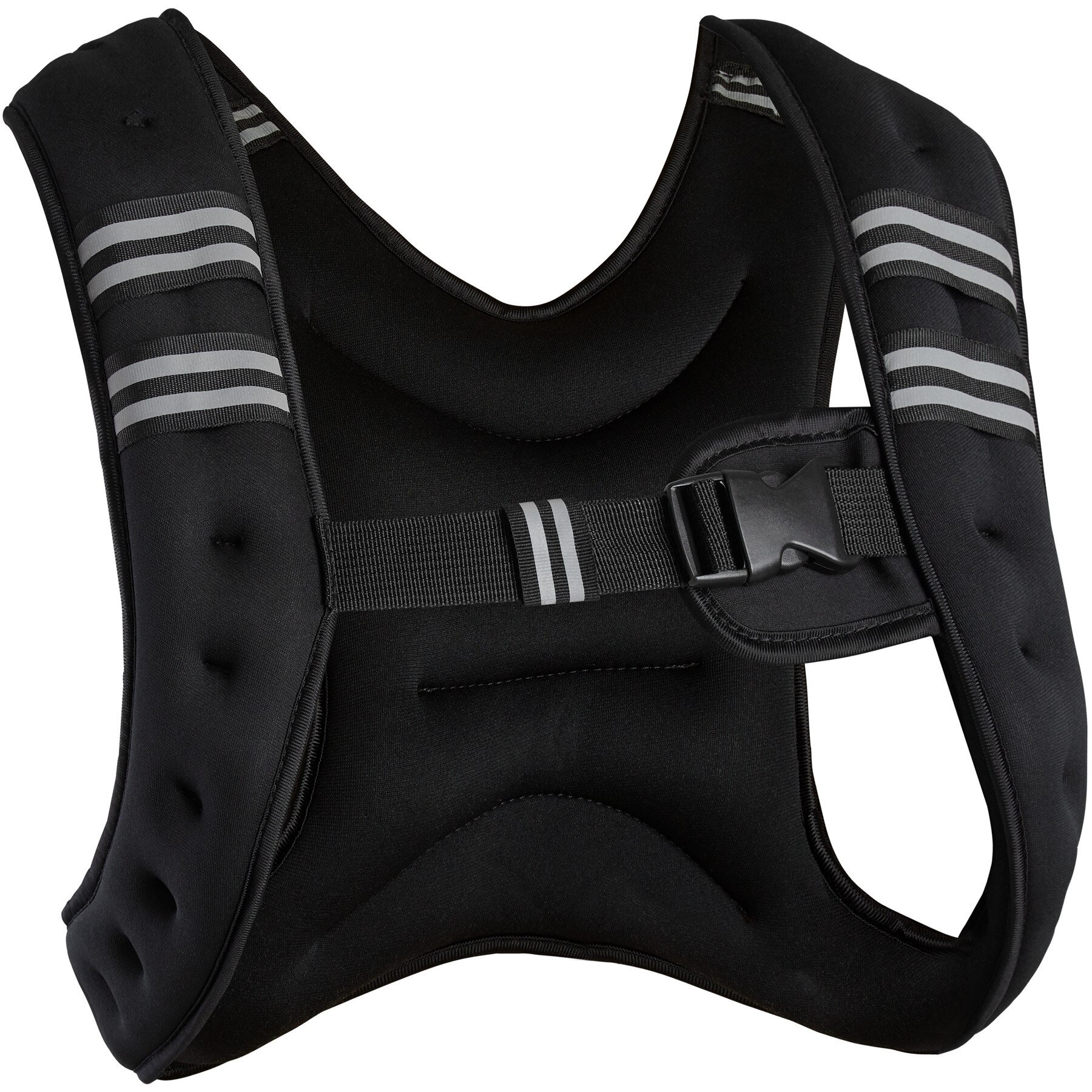 Tectake Sport Praktijk Gewicht Vest Met Reflecterende Bands 5Kg-Verstelbare Ballast Vest, Universal Training Vest, spier Vest, Oefening Belasting Vest,