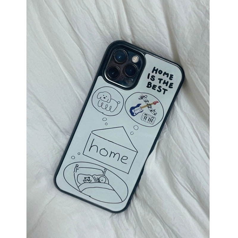Koreańskie etui na telefon Ins Home The is Best do iPhone 16 Pro Max 15 14 13 12 11 Pro X Xr Xs max Mini 7 8 Plus Niche Y2K Phone Cases