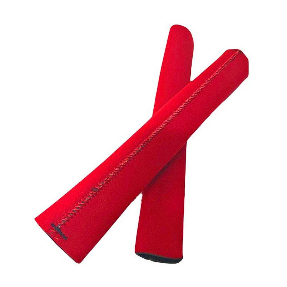 1 Paar Roeispaan Cover Houder Zachte Paddle Grips Voorkomen Blaren Roeiboot Beschermende Kayak Kano SAL99: Red