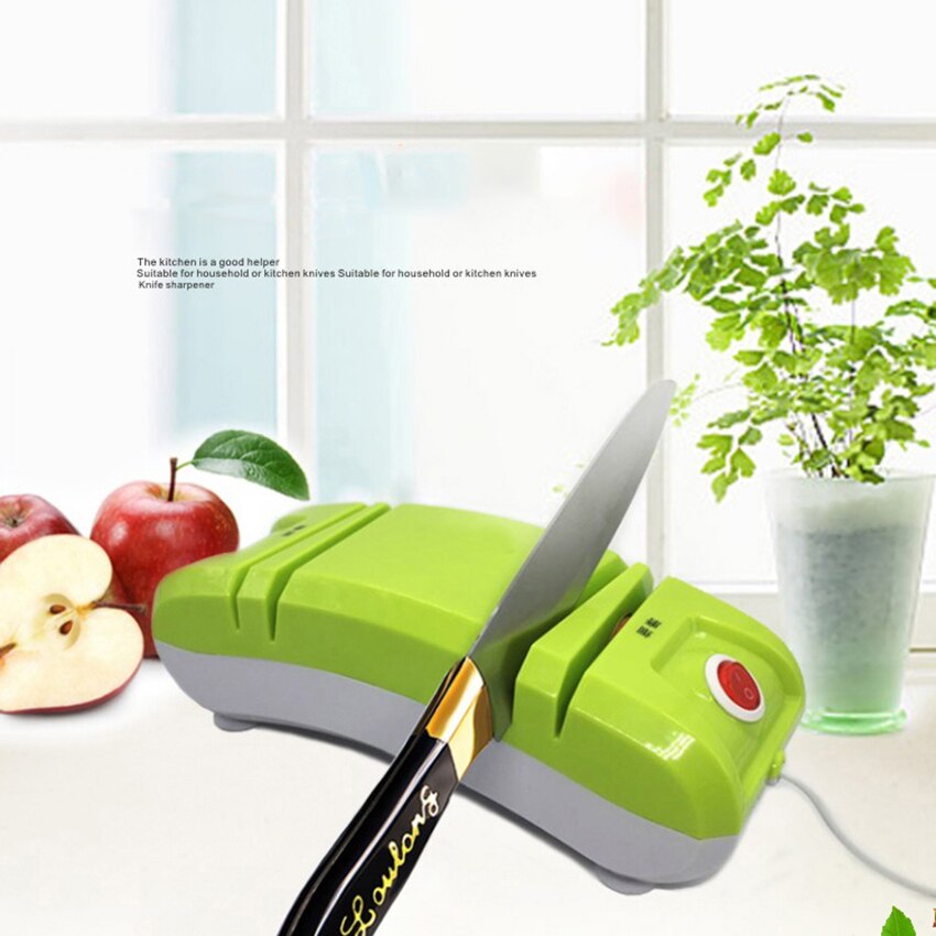220v 150w helautomatisk elektrisk knivsliper kjøkkenkniver slipe dings diamant smergel slipemaskin