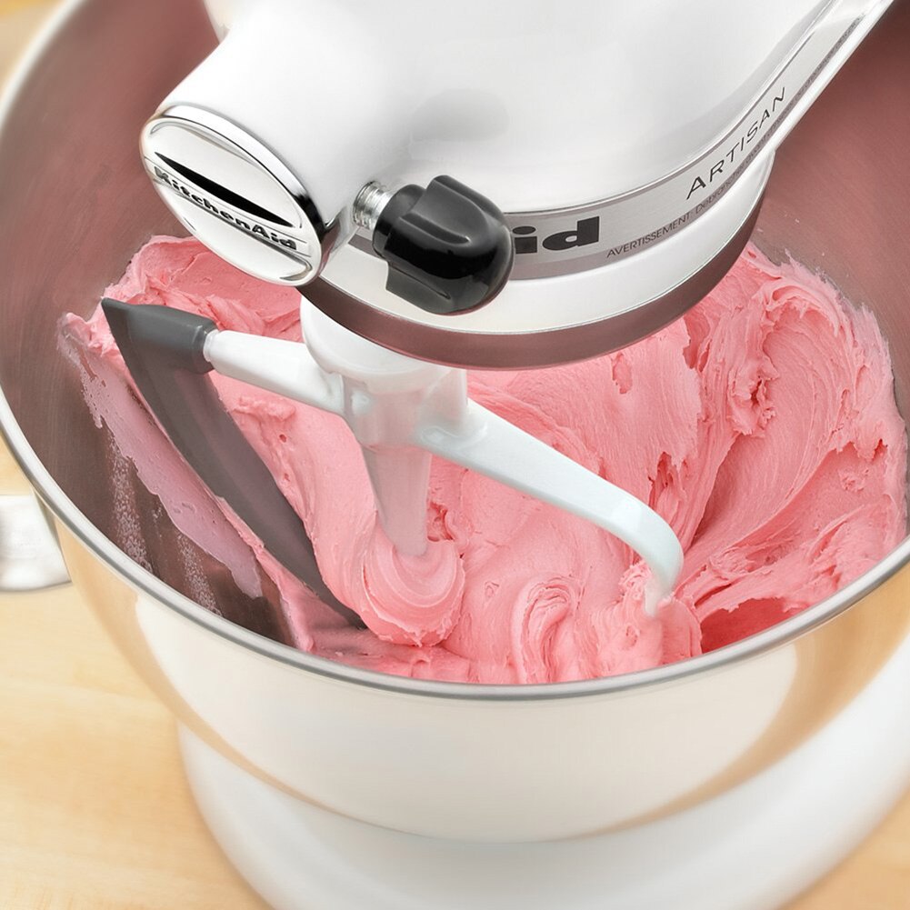 Tilt-Hoofd Platte Beater Siliconen Mixer Paddle Thuis Keuken Mengen Attachment Vervanging Voor Kitchenaid 4.5-5QT