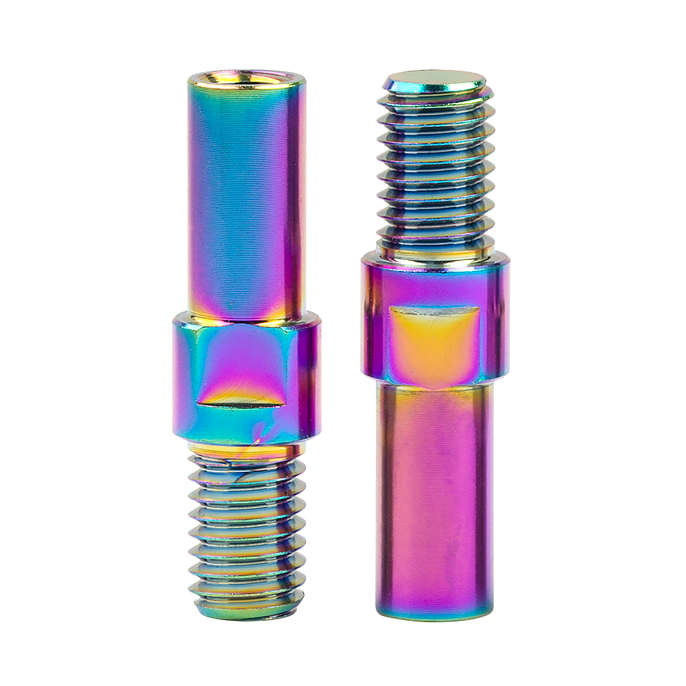 Wanyifa Titanium Alloy Bolts M8/M10 Pitch 1.25mm V Brakes Friction Wheel for MTB Part Motorcycle Bicycle Brake 2Pcs: Red