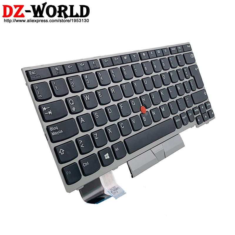 Original LAS Latin Spanish Keyboard for Lenovo Thinkpad X280 A285 X390 X395 L13 L13 Yoga Laptop 01YP883 01YP003