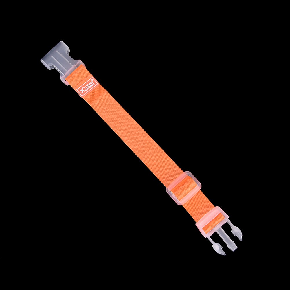 Rese bagage etikett remmar resväska taggar bagagelappar flygplans tillbehör 1 st 5 färger: Orange