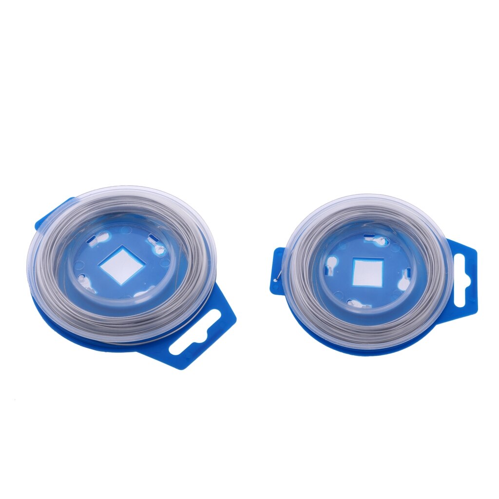2x ruostumaton lanka kaapeli turvalukitus siderulla kela 0.8mm x 25 '