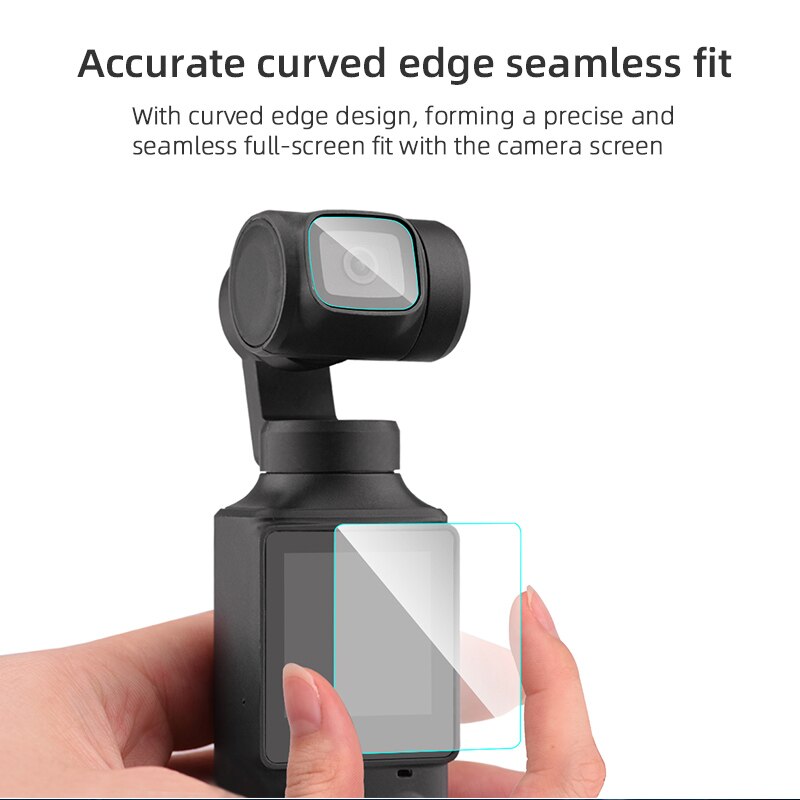 9H Tempered Glass Camera Lens Screen Film Protector for FIMI Palm Gimbal Camera Anti-Scratch PET Soft Film Protective Accessory