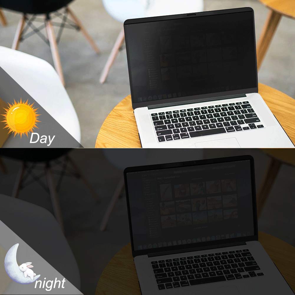 Magnetisk privatlivsfilter skærme film med webcam cover skyder til macbook pro 13,  touch id air 13 "  a2159