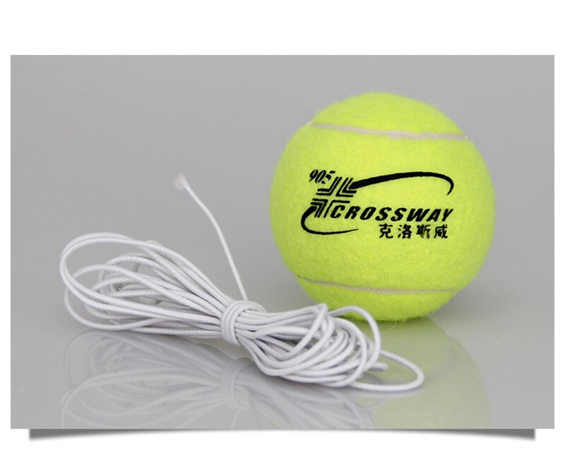 1 Stuk Professionele Tennis Ballen Training Partner Rebound Praktijk Bal Met 3.8M Elastisch Touw Rubberen Bal Voor Beginner