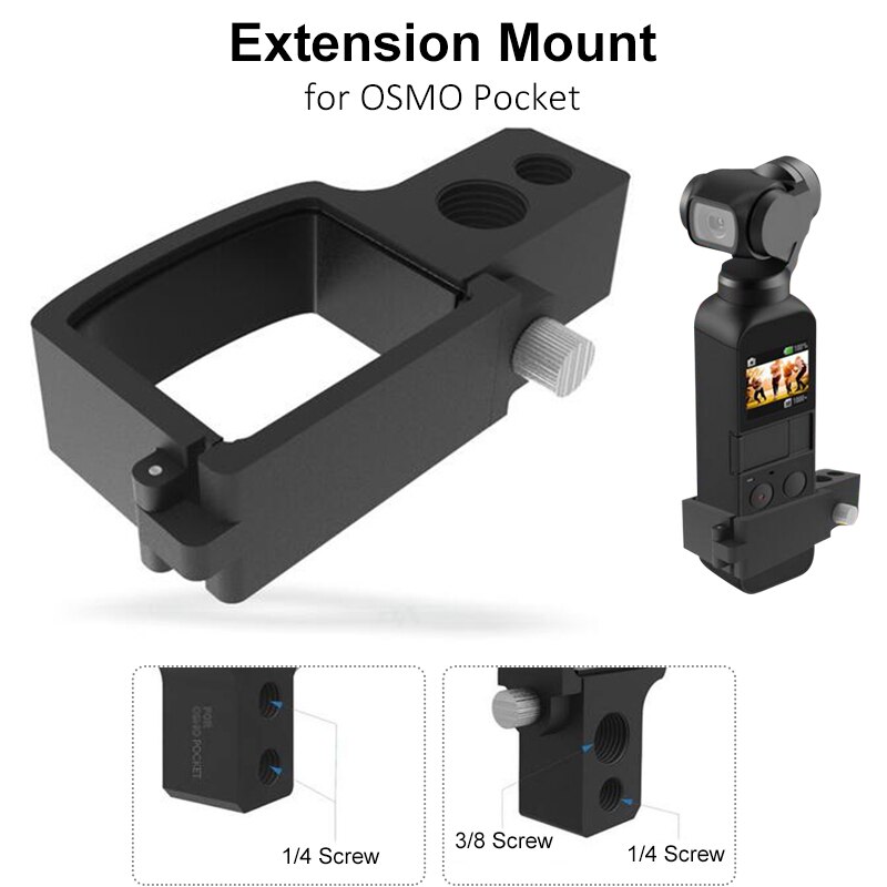 DJI Osmo Pocket Mount Extension Module for Osomo 4K video 3-axis Gimbal Accessories