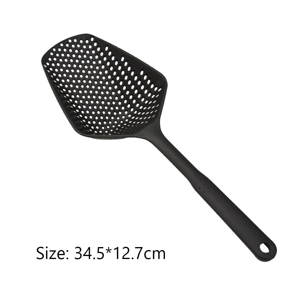 Zeef Zuignap Keuken Tool No-Stok Afvoer Colanders Schop Theepot Lekkende Lepel Keuken Koken Levert: Black