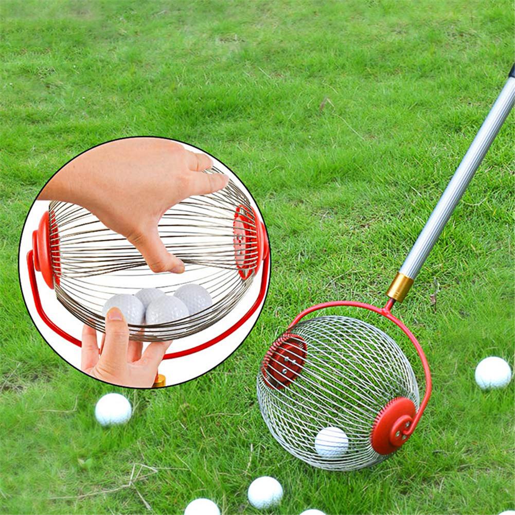 murmeln Kollektor Tragbare Ball Pflücker Leichte Nussbaum Mähdrescher mit Teleskop 18,90-41,34 in Stange für Muttern Pekannüsse Pflaumen Golf