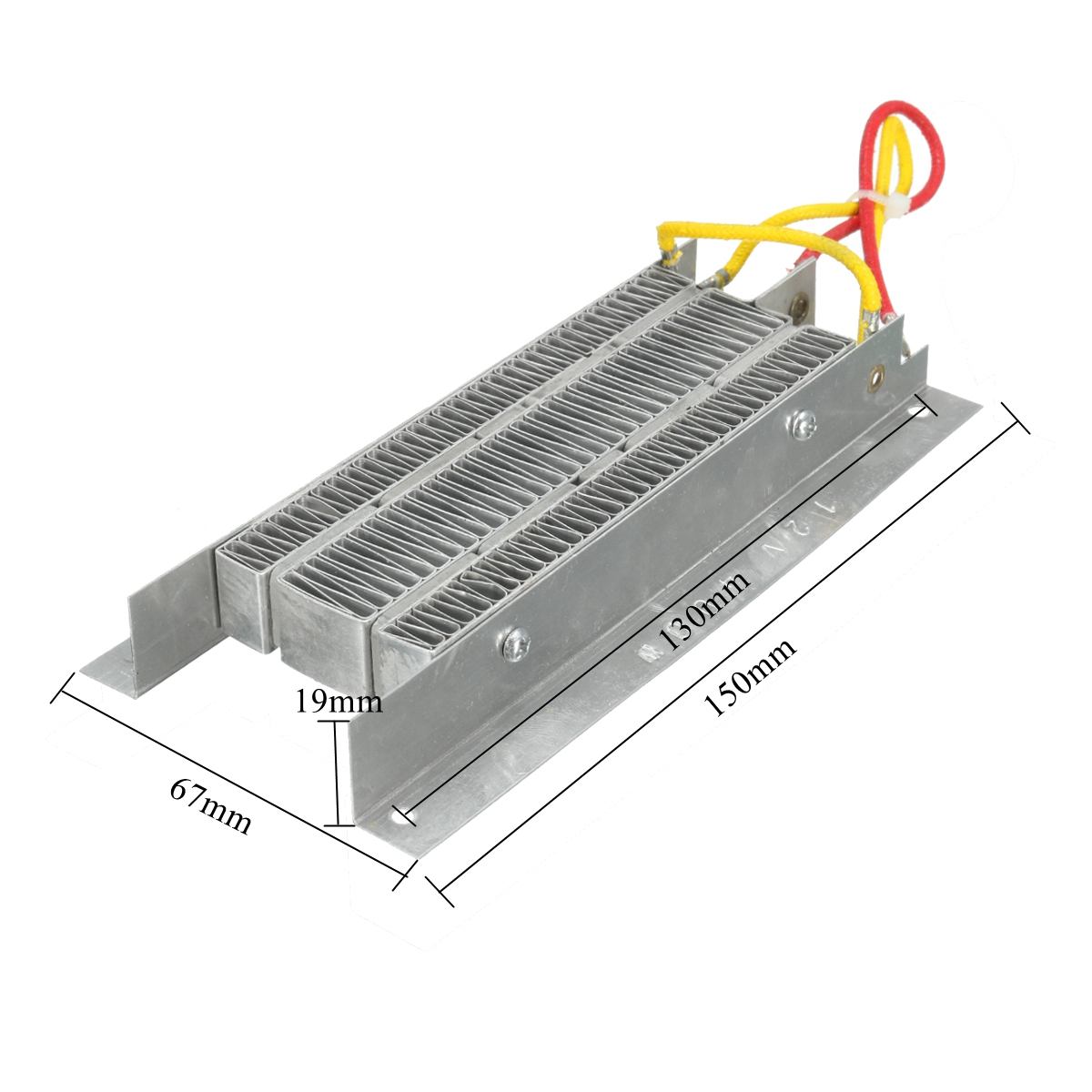 400w 12v elektrisk keramisk termostatisk isolering ptc varmeelement varmesæt