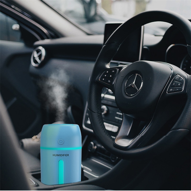 ELOOLE 320ML Luftbefeuchter Mit Batterie für Heimat Sekretariat Tragbare USB Aroma Diffusor Auto Nebel Hersteller Ultraschall Befeuchtung
