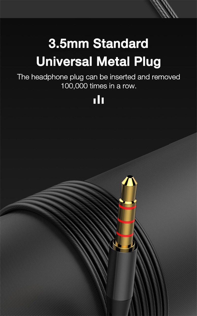 3.5Mm Wired Hoofdtelefoon Met Bass Oordopjes Stereo Koptelefoon Muziek Hoofdtelefoon Sport Koptelefoon Gaming Headset Met Microfoon Voor Xiaomi