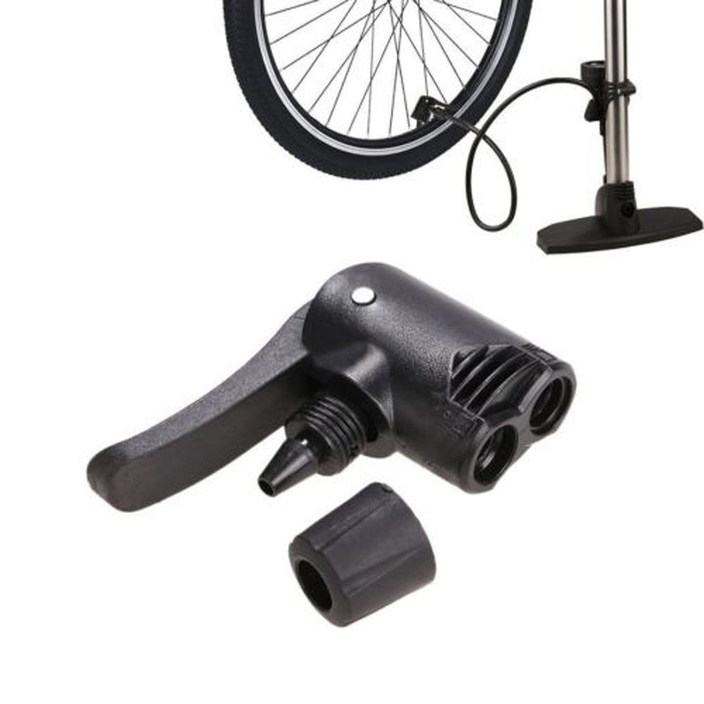 Cykel cykel pumpe dyse slange adapter dækrør udskiftning presta dobbelt hoved luftpumpe adapter ventil konverter tilbehør