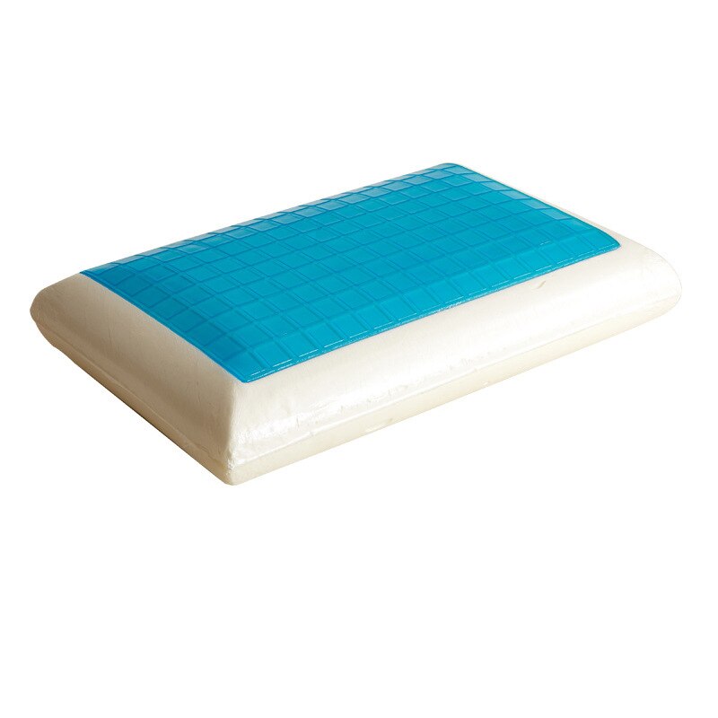 Giantex sovende gel hukommelse skum ortopædisk pude halspude silikone pude travesseiro almohada cervikal kussens poduszkap: S2 / 50 x 30 x 10cm