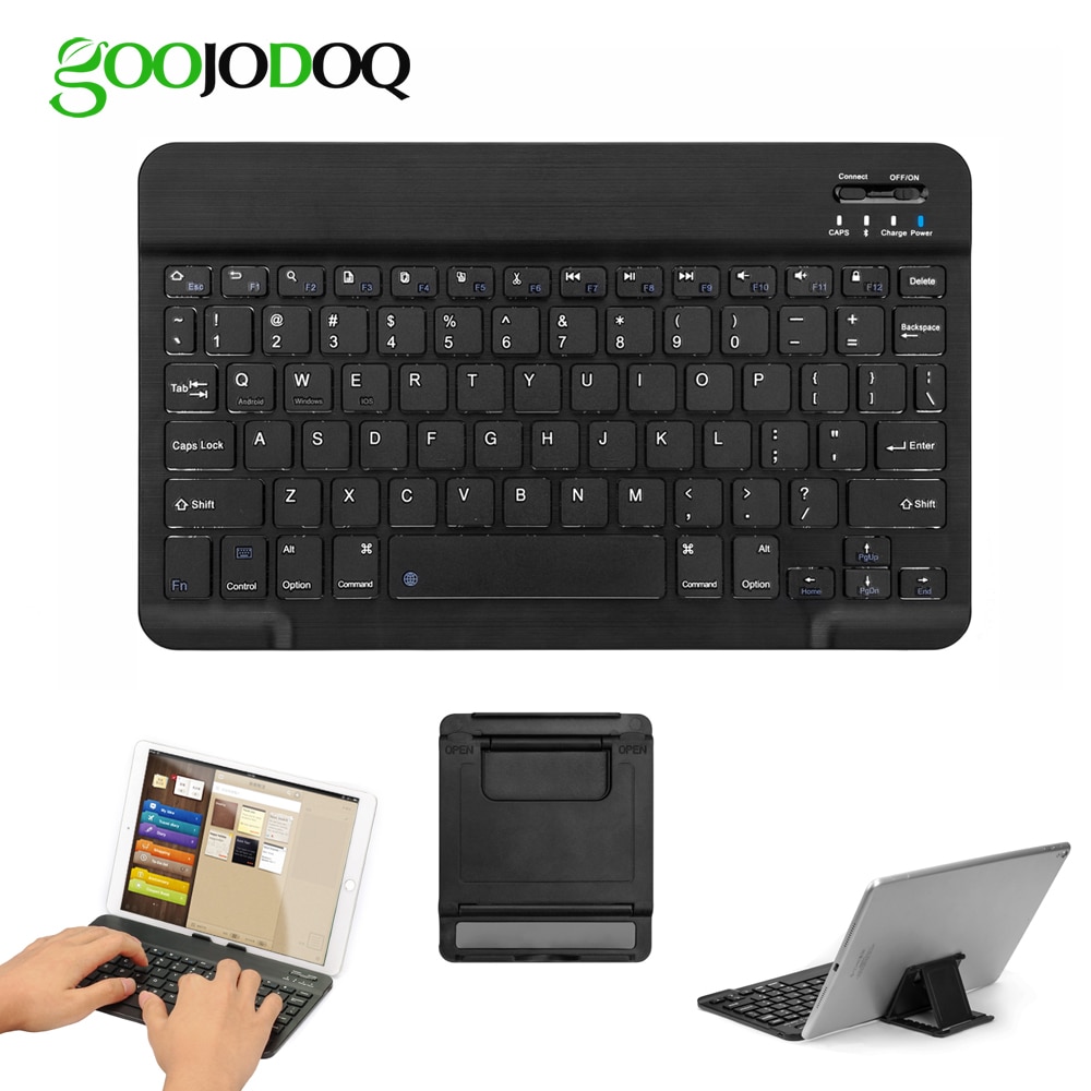GOOJODOQ 10 "Bluetooth clavier pour iPad Pro 11 12.9 10.5 Air 2 3 Mini 4 pour iPad 10.2 clavier Mini sans fil Teclado