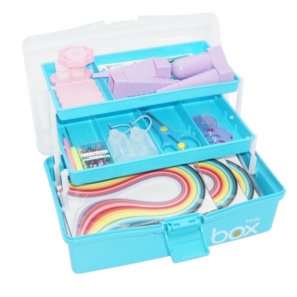 Quilling Kit Complete Quilling Paper Set with 1680 Strips All Necessary Tools and Storage Box Suitcase for Beginners,Kids