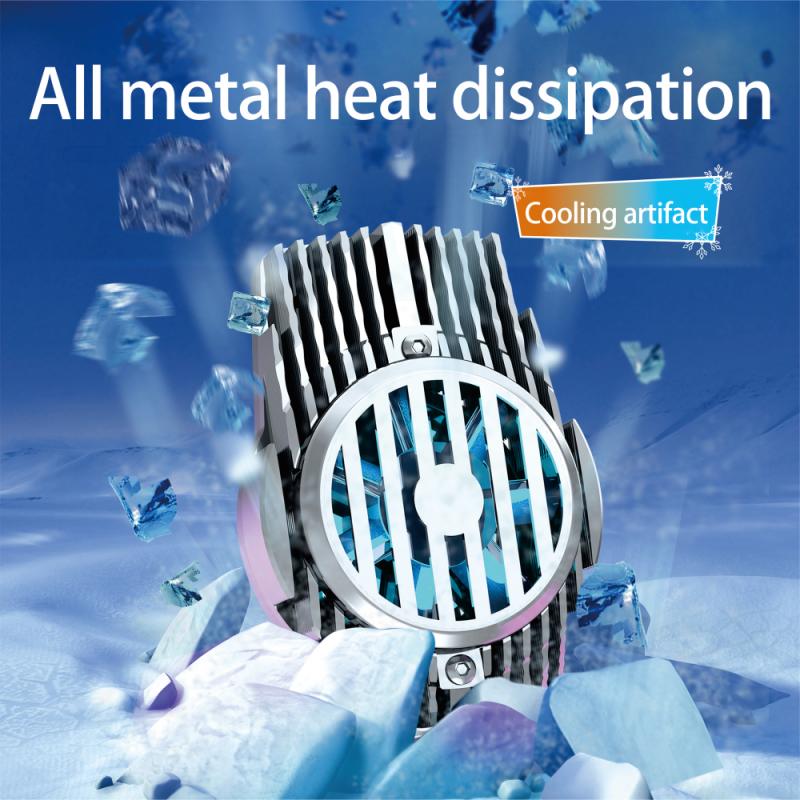 Mobile Phone Cooling Mute Fan Universal Semiconductor Refrigeration Radiator Phone Cooler Holder Mobile Phone Fan Radiator Pad