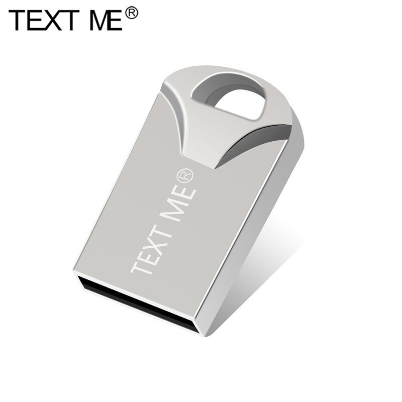 Stuur me een sms-kaart 64gb usb 2.0 metalen model pendrive 4gb 8gb 16gb 32gb super mini flash drive usb