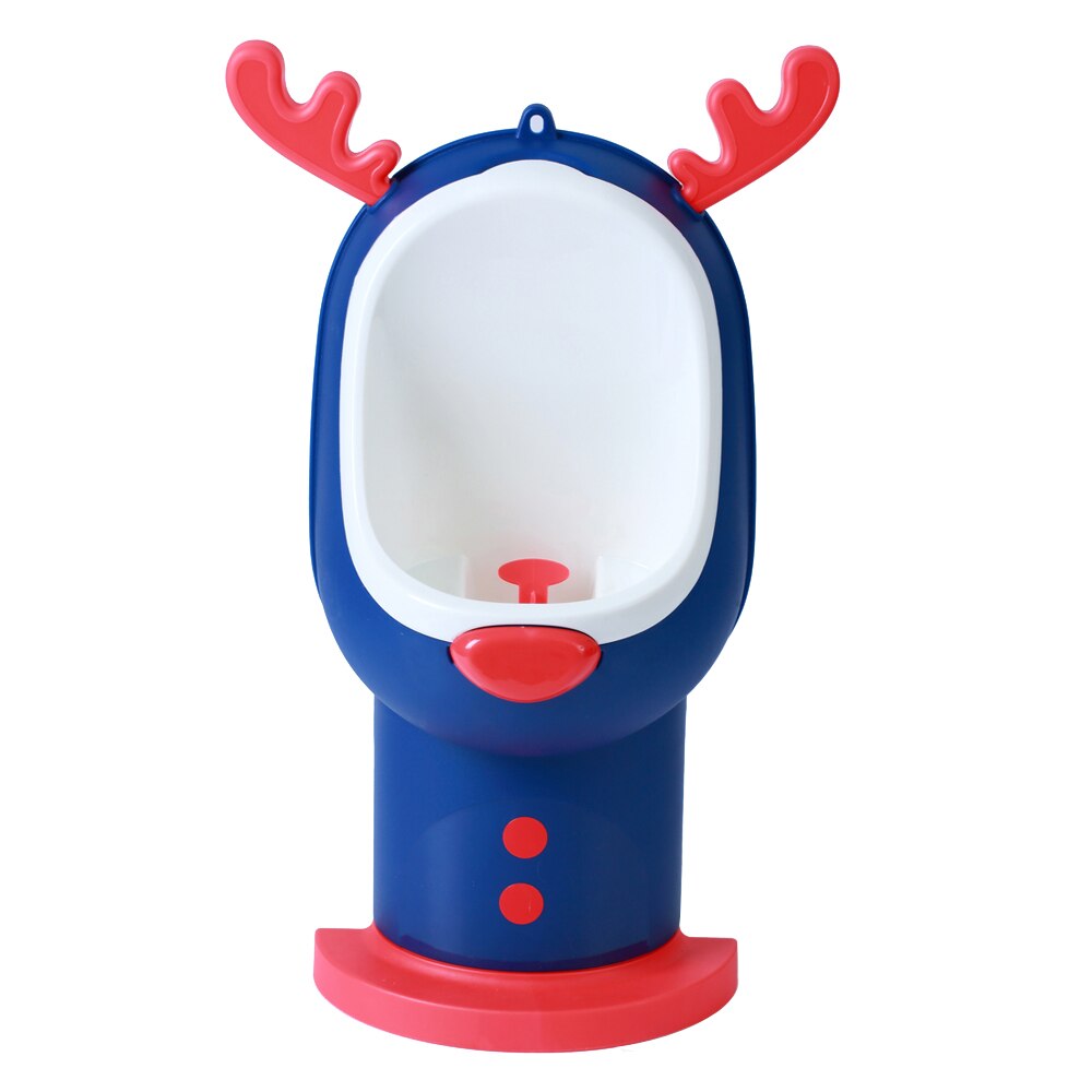 1-6Y Baby Boys Potty Kids Urinal Deer Children's Toilet Training Urinal Stand Hook Pee Trainers Pot: Blue