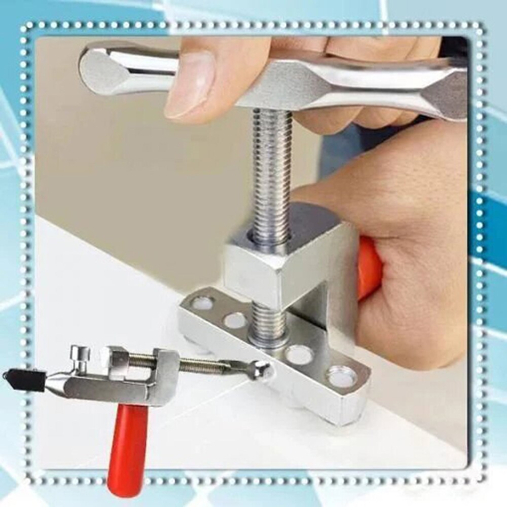 Hand Grip Ceramic Tile Divider knife Manual Scribing Delimitation roller type glass T cutter Opener Breaker Construction Tools