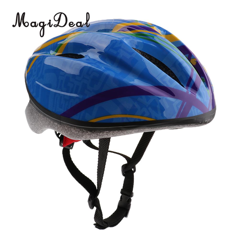 Équipement de protection de sport de casque réglable d'enfants pour la planche à roulettes de vélo de vélo de rouleau et d'autres activités extérieures: Blue S