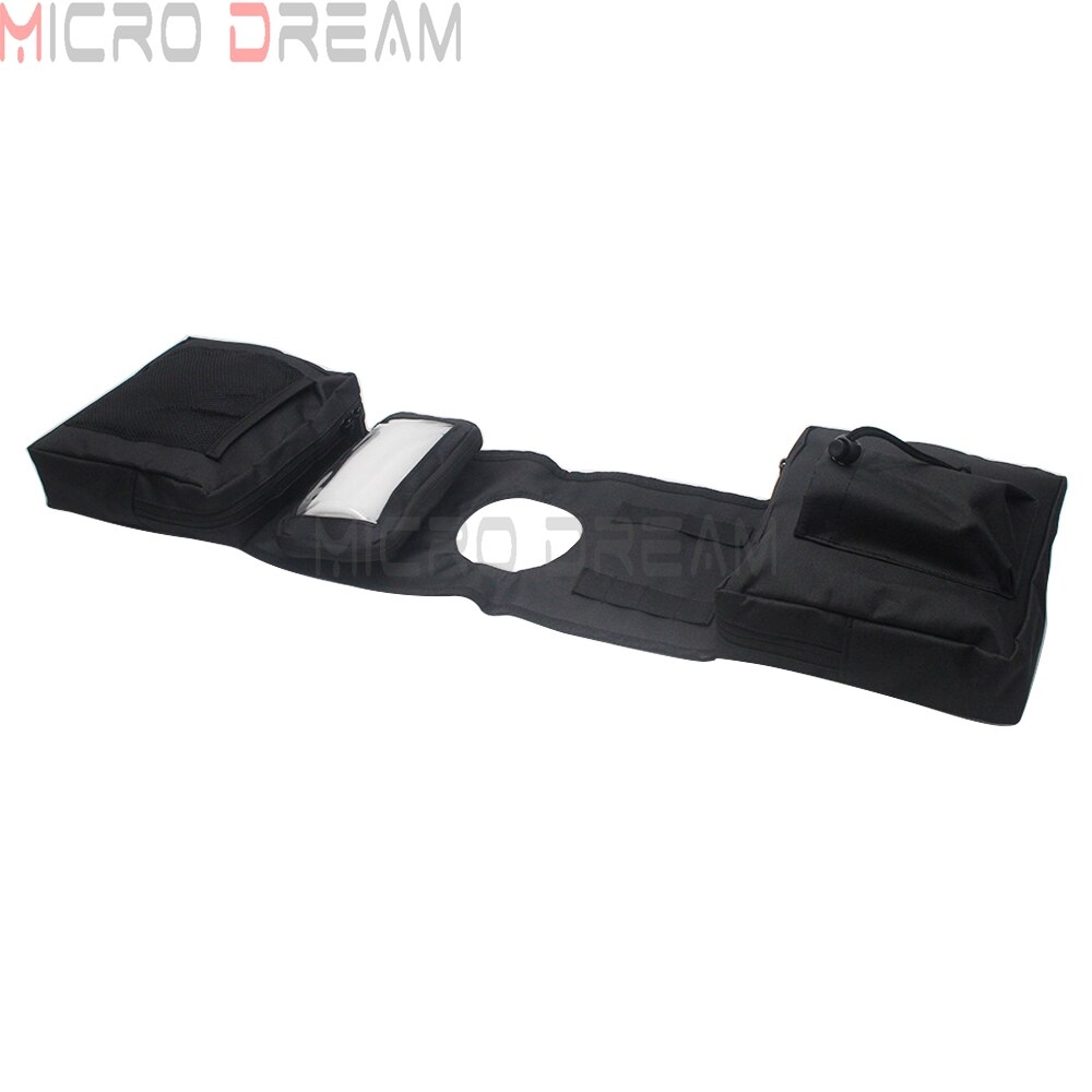 Motorrad ATV Lagerung Tasche Verknüpfungen Rechte Seite Sattel Schwinge Werkzeug Tasche Motorrad 600D Wasserdichte Oxford Tuch Gepäck Sattel