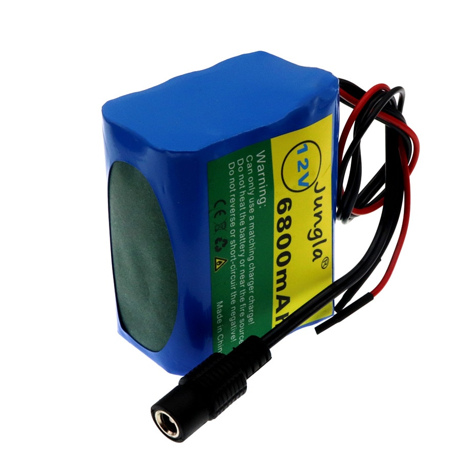 100% originele 12V 6.8Ah 6800mAh 18650 Oplaadbare batterijen 12V met BMS Lithium batterij Bescherming Boord