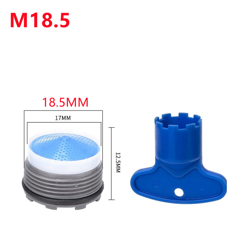 Faucet Aerator Replacement for Cache Aerators and Faucet Aerator Key Removal Tool Tap Aerators Flow Restrictor 16.5-24mm: Burgundy
