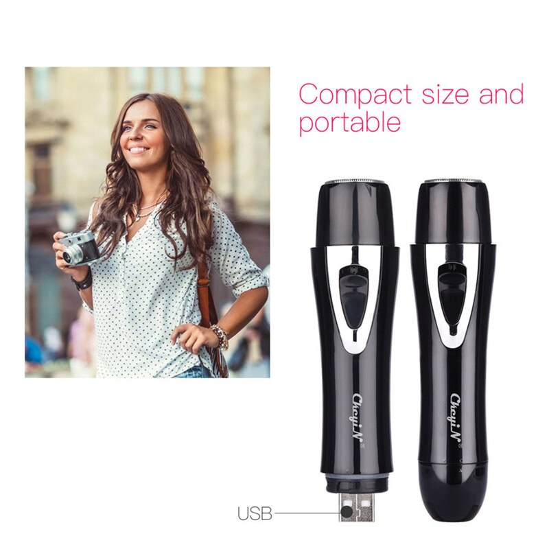 4 in1 elektrisk wonme hårfjerning dame shaver øre næse øjenbryn trimmer usb genopladelig barbering til bikini ansigt læbe arm ben krop