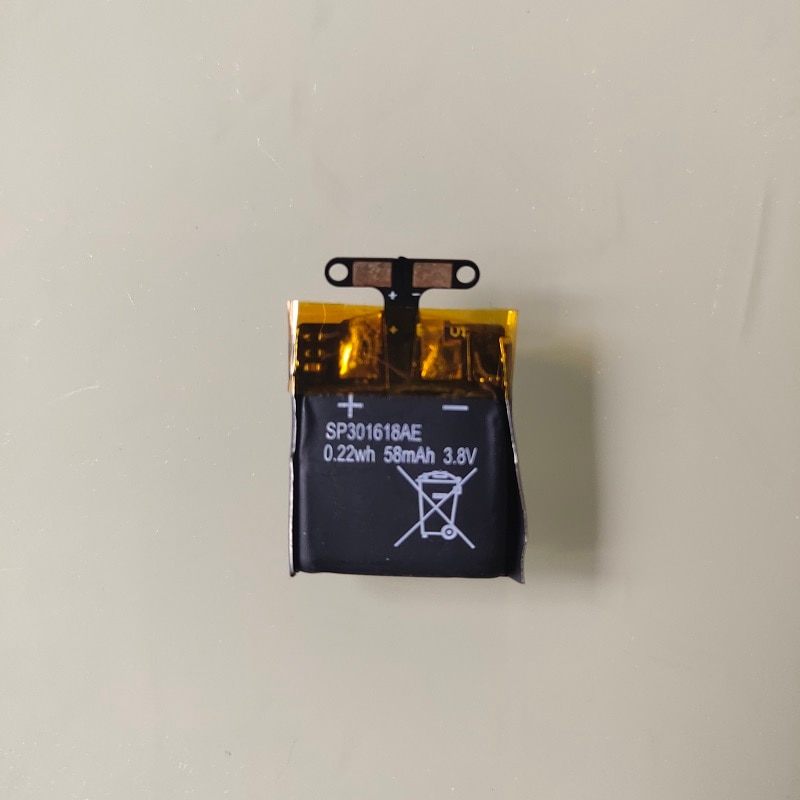 Rechargeable Battery Pack for Pebble Time Round Watch - 85mAh Li-Polymer - Replacement Accumulator