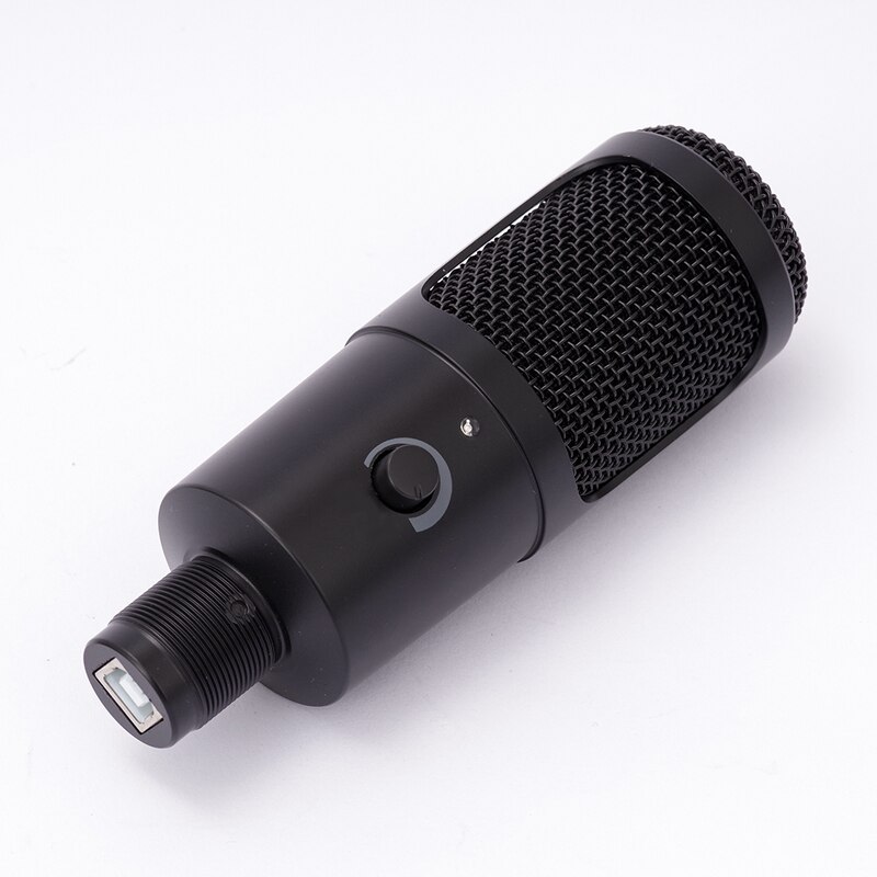 USB Capacitor Microphone Computer Recording Microphone with Volume Adjusting Microphone for PC Notebook Computer