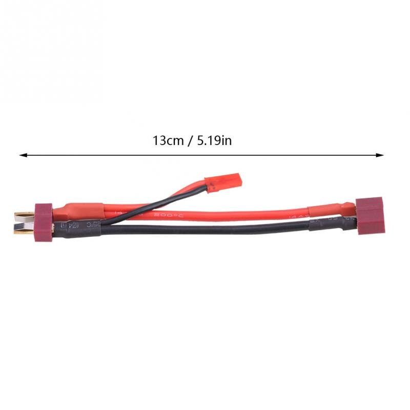 Silicone T Maschio a T Femmina Cavo Deans T Spina con JST Spina del Cavo di Alimentazione Filo di 18AWG per il Controllo Remoto aereo Auto Barca