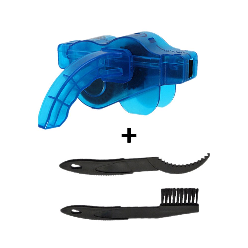 Juego de cepillos de fregado para bicicleta de montaña, limpiador de cadena, herramientas de Reparación de bicicletas, Kit de limpieza: Chain washer Set 1