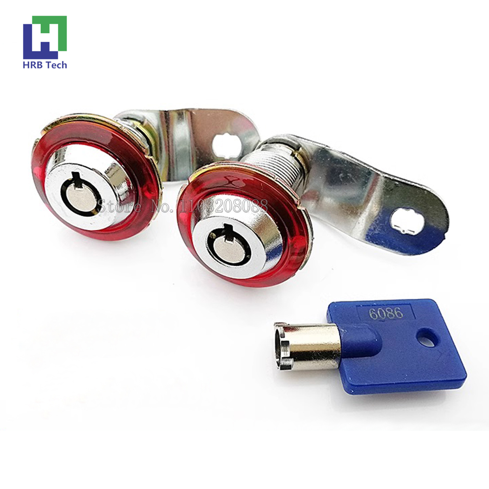10 unids/lote cerradura de leva 6086 cerradura de puerta para máquina de juego puerta de hierro/madera ranura Arcade gabinete de juegos de Pinball