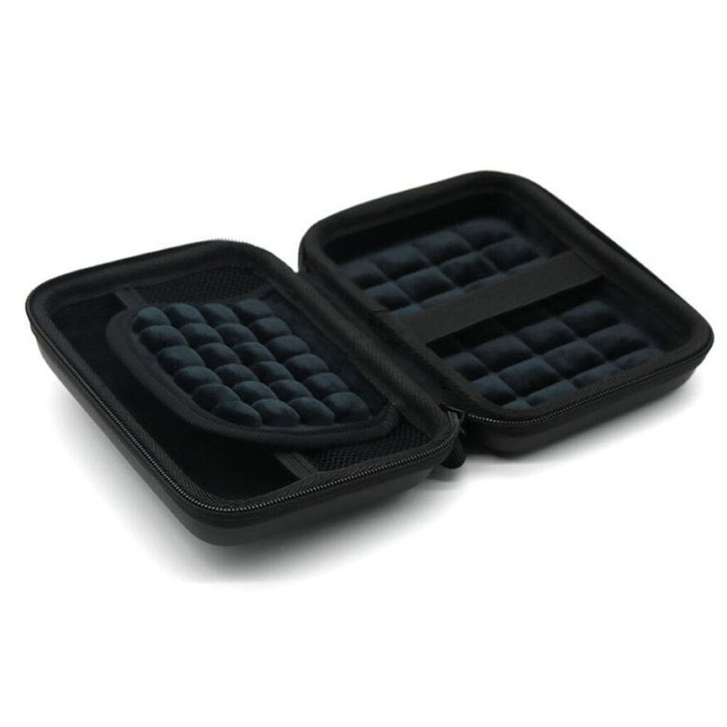 Black Hard Carry Pouch For Glucometer/Glucose Meter Case Organizer Carrying Case