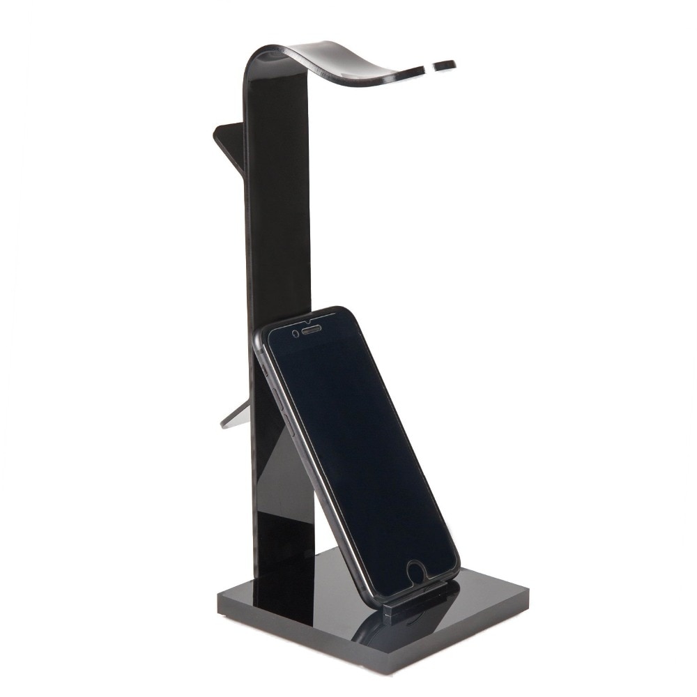 Gaming Headphone Stand Headset Houder Oortelefoon Ondersteuning Hanger Base Cradle W/Kabel Organizer Solide Basis voor Alle Hoofdtelefoon Size