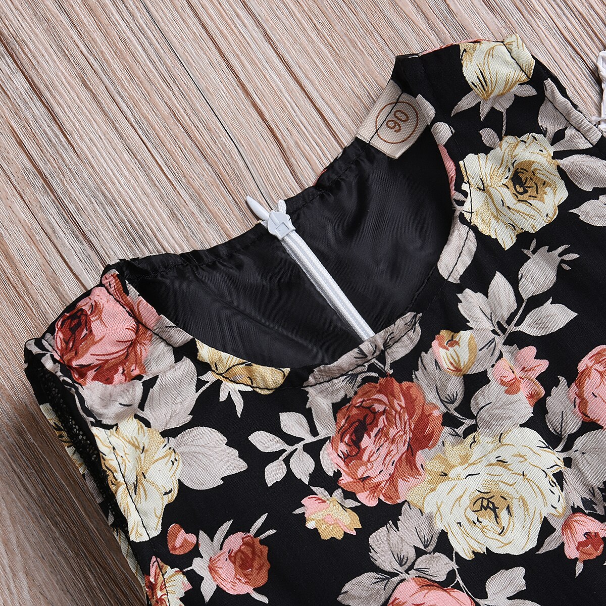 Verano , ropa para niños pequeños, Ropa para Niñas, mono Floral con cuello redondo sin mangas, mono holgado, mono de pierna ancha, atuendo