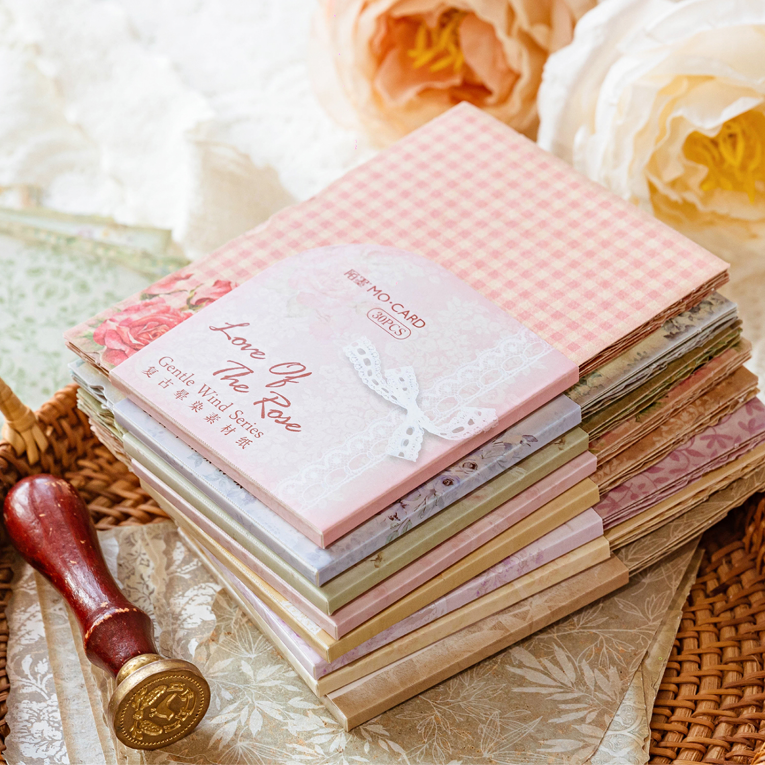 30 stks/pak Vintage Journal Scrapbooking Supplies Materiaal Etiketten papier voor Journal notebook Planner handgemaakte Craft Supplies