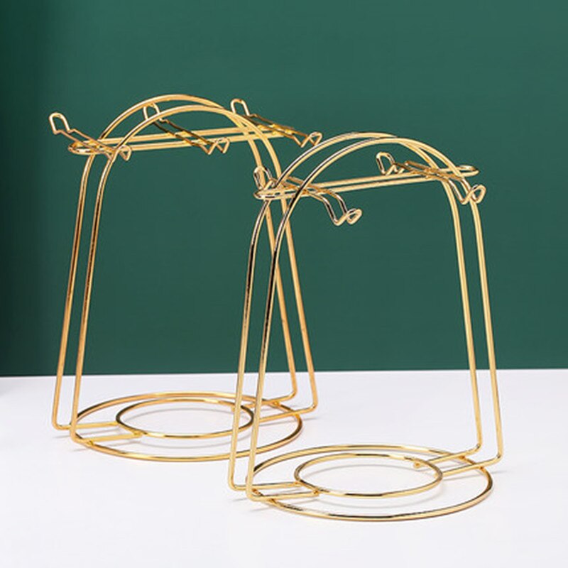 Kaffe kop holder blomst te krus holder metalvand kop holder husholdnings opbevaring rack
