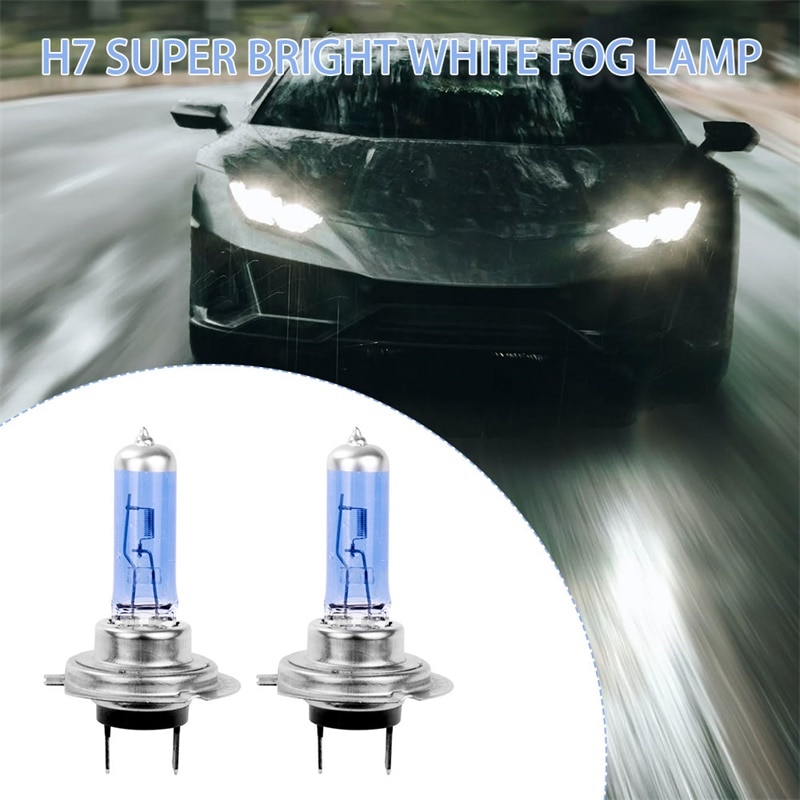 2 Pcs H7 6000K Xenon Gas Halogeen Koplamp Super Bright White Mist Halogeenlamp 100W Car Head licht Lamp 12V Mistlampen