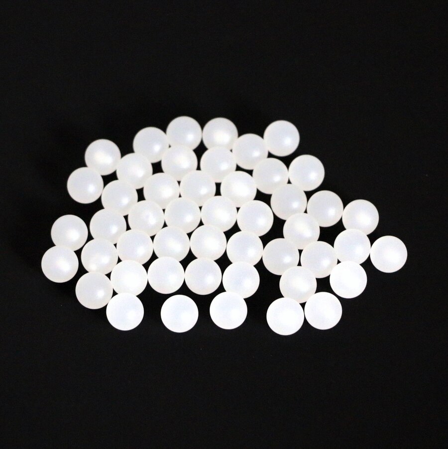 8mm 10 st polypropen (pp) sfär massiva plastkulor