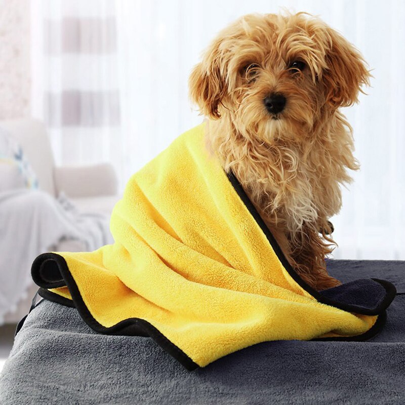 Pet Towel Bath Absorbent Towel Soft Lint free Dogs. Grandado