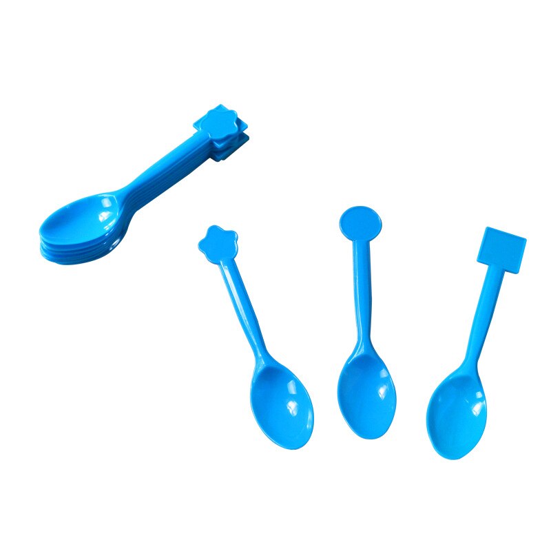 Cute Pasture Cow Theme Party Paper Plate Cup Flag Napkin Balloon Thankgiving Birthday Wedding Party Decor Supplies: Spoon 10pcs